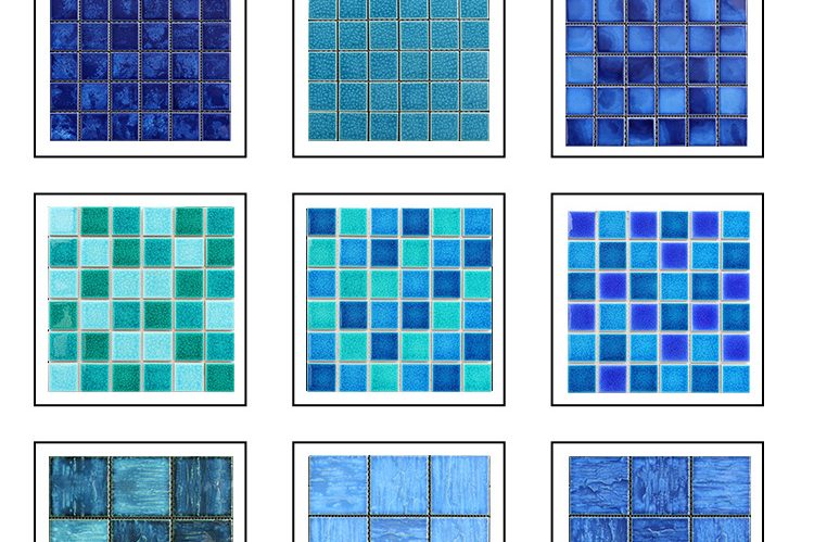 Custom glass mosaic tiles for modern fireplace surrounds (3)